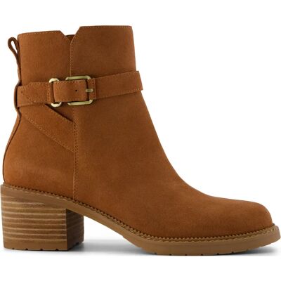 Bottines femme Toms Hailey Buckle Marron 38,5 - Publicité Bottines femme Toms Hailey Buckle Marron 38,5 - Publicité