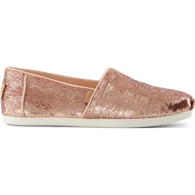 Espadrilles sequins femme Toms Alpargata Classique Rose 35,5 - Publicité Espadrilles sequins femme Toms Alpargata Classique Rose 35,5 - Publicité