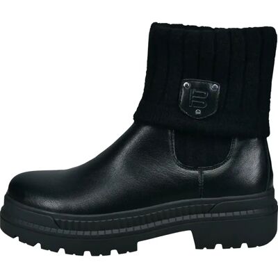 Bottines revers en maille femme TT.Bagatt Chelsea Noir 38 - Publicité Bottines revers en maille femme TT.Bagatt Chelsea Noir 38 - Publicité
