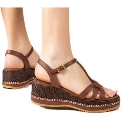 Espadrilles femme Unisa Kael Marron 41 - Publicité Espadrilles femme Unisa Kael Marron 41 - Publicité