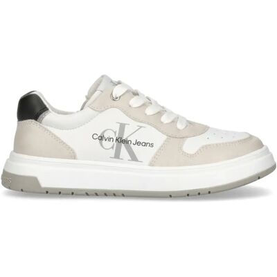 Baskets enfant Calvin Klein Jeans Low cut Beige 31 - Publicité Baskets enfant Calvin Klein Jeans Low cut Beige 31 - Publicité
