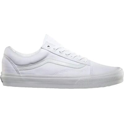 Baskets Vans Old Skool Blanc 41 - Publicité Baskets Vans Old Skool Blanc 41 - Publicité