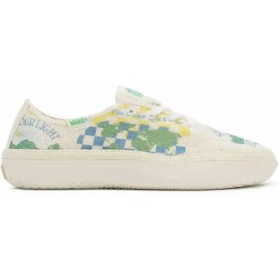 Baskets Vans Circle Vee Eco Theory Blanc 38 - Publicité Baskets Vans Circle Vee Eco Theory Blanc 38 - Publicité