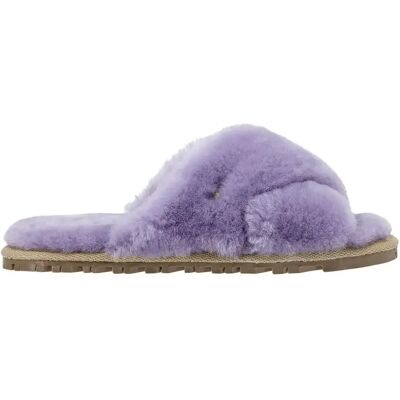 Pantoufles en peau de mouton femme Vanuba Kerry Violet 37 - Publicité Pantoufles en peau de mouton femme Vanuba Kerry Violet 37 - Publicité