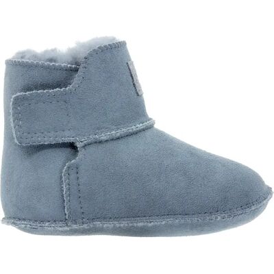 Pantoufles en peau de mouton bébé fille Vanuba Kiko Gris 18 - Publicité Pantoufles en peau de mouton bébé fille Vanuba Kiko Gris 18 - Publicité