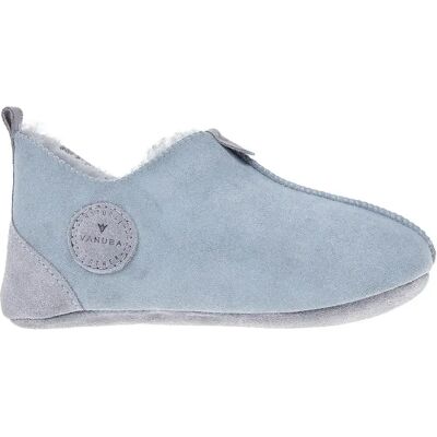 Pantoufles en peau de mouton bébé fille Vanuba Oxford Gris 24/25 - Publicité Pantoufles en peau de mouton bébé fille Vanuba Oxford Gris 24/25 - Publicité