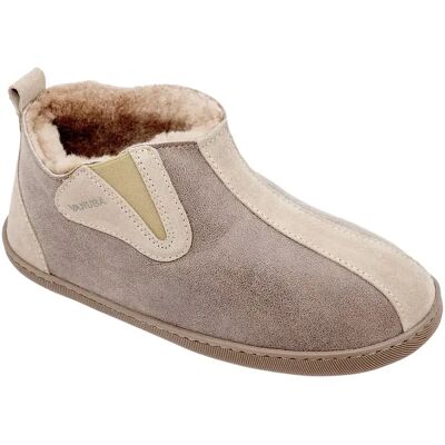 Pantoufles en peau de mouton Vanuba Columbia Beige 45 - Publicité Pantoufles en peau de mouton Vanuba Columbia Beige 45 - Publicité