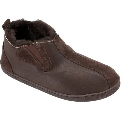 Pantoufles en peau de mouton Vanuba Columbia Marron 43 - Publicité Pantoufles en peau de mouton Vanuba Columbia Marron 43 - Publicité