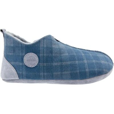 Pantoufles en peau de mouton Vanuba Oxford Bleu 44 - Publicité Pantoufles en peau de mouton Vanuba Oxford Bleu 44 - Publicité