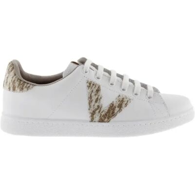Baskets en cuir femme Victoria Glitter Blanc 40 - Publicité Baskets en cuir femme Victoria Glitter Blanc 40 - Publicité