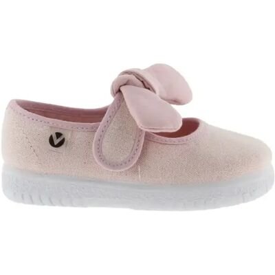 Ballerines bébé fille Victoria Ojalá Lona Brillo Pañuelo Liso Rose 22 - Publicité Ballerines bébé fille Victoria Ojalá Lona Brillo Pañuelo Liso Rose 22 - Publicité