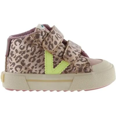 Baskets à rayures effet cuir métallisé fille Victoria Tribu Beige 31 - Publicité Baskets à rayures effet cuir métallisé fille Victoria Tribu Beige 31 - Publicité