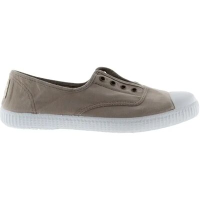 Baskets femme sans lacets Victoria 1915 anglaise toile lavée Beige 37 - Publicité Baskets femme sans lacets Victoria 1915 anglaise toile lavée Beige 37 - Publicité