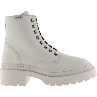 Bottines en similicuir femme Victoria Cielo Beige 41 - Publicité Bottines en similicuir femme Victoria Cielo Beige 41 - Publicité