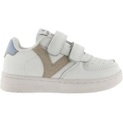 Baskets contrastante bébé Victoria Tiempo Beige 22 - Publicité Baskets contrastante bébé Victoria Tiempo Beige 22 - Publicité