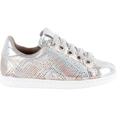 Baskets fille Victoria tennis serpent hologramme Argenté 35 - Publicité Baskets fille Victoria tennis serpent hologramme Argenté 35 - Publicité