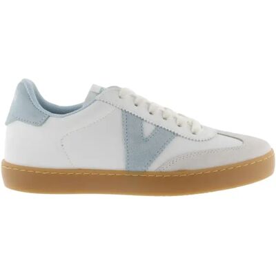 Baskets effet cuir & daim Victoria Berlin Bleu 38 - Publicité Baskets effet cuir & daim Victoria Berlin Bleu 38 - Publicité