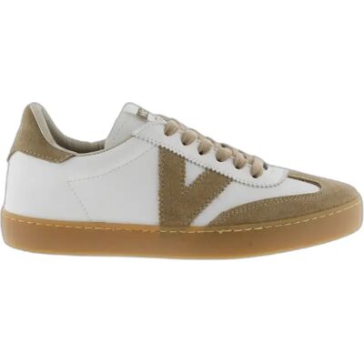 Baskets effet cuir et daim Victoria Berlin Ciclista Beige 37 - Publicité Baskets effet cuir et daim Victoria Berlin Ciclista Beige 37 - Publicité