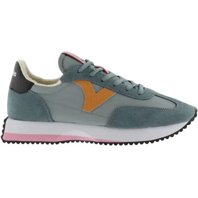 Baskets femme Victoria Cosmos Nylon Soft & Piezas Serraje & Suela Dentada Vert 38 - Publicité Baskets femme Victoria Cosmos Nylon Soft & Piezas Serraje & Suela Dentada Vert 38 - Publicité