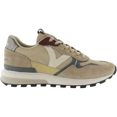 Baskets nylon et daim femme Victoria Luna Beige 38 - Publicité Baskets nylon et daim femme Victoria Luna Beige 38 - Publicité