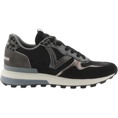 Baskets nylon et dain femme Victoria Luna Noir 39 - Publicité Baskets nylon et dain femme Victoria Luna Noir 39 - Publicité