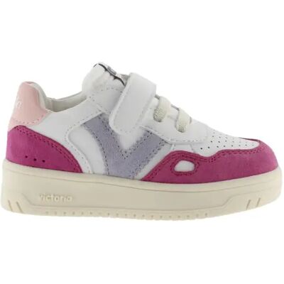 Baskets seul bride en cuir fendu multicolore enfant Victoria Rose 32 - Publicité Baskets seul bride en cuir fendu multicolore enfant Victoria Rose 32 - Publicité