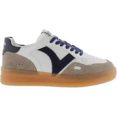 Baskets effet cuir et daim Victoria Seul Bleu 40 - Publicité Baskets effet cuir et daim Victoria Seul Bleu 40 - Publicité