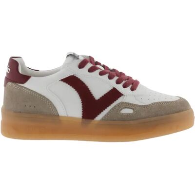 Baskets effet cuir et daim séoul femme Victoria Rouge 39 - Publicité Baskets effet cuir et daim séoul femme Victoria Rouge 39 - Publicité