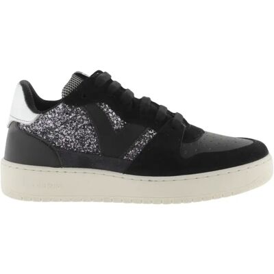 Victoria - 1258261 Madrid Glitter - Noir - Sneaker - Publicité Victoria - 1258261 Madrid Glitter - Noir - Sneaker - Publicité
