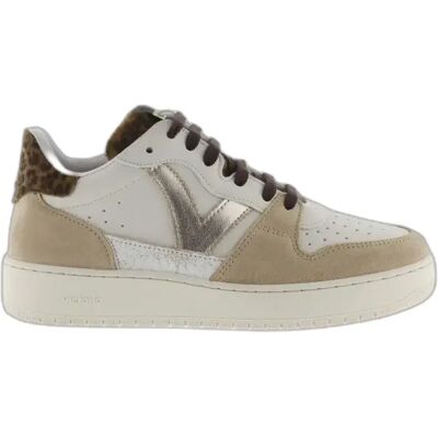 Baskets en daim imprimé animalier Victoria Madrid Beige 36 - Publicité Baskets en daim imprimé animalier Victoria Madrid Beige 36 - Publicité