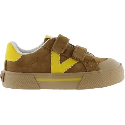 Baskets en daim contrasté enfant Victoria Tribu Horma Ancha Marron 32 - Publicité Baskets en daim contrasté enfant Victoria Tribu Horma Ancha Marron 32 - Publicité