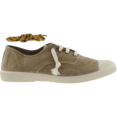Baskets en toile vieillies Victoria 110 Drec/pulsera Beige 40 - Publicité Baskets en toile vieillies Victoria 110 Drec/pulsera Beige 40 - Publicité