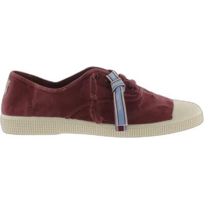 Baskets en toile vieillies femme Victoria 110 Drec/Festival Rouge 40 - Publicité Baskets en toile vieillies femme Victoria 110 Drec/Festival Rouge 40 - Publicité