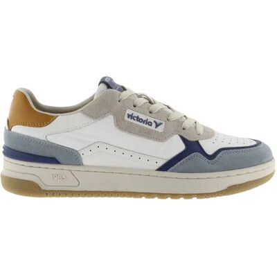 Baskets rétro Victoria C80 - Casual Patch Colors Bleu 45 - Publicité Baskets rétro Victoria C80 - Casual Patch Colors Bleu 45 - Publicité