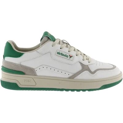 Baskets cuir Victoria C80 - Classic Vert 40 - Publicité Baskets cuir Victoria C80 - Classic Vert 40 - Publicité