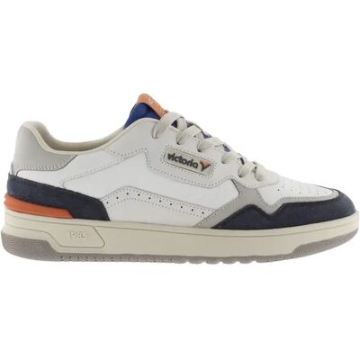 Baskets en cuir Victoria C80 - Casual Patch Bleu 41 - Publicité Baskets en cuir Victoria C80 - Casual Patch Bleu 41 - Publicité