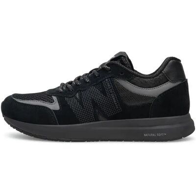 Baskets femme Woden Rigmor Open Noir 38 - Publicité Baskets femme Woden Rigmor Open Noir 38 - Publicité