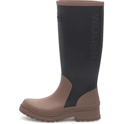 Bottes de pluie femme Woden Le Waterproof Marron 39 - Publicité Bottes de pluie femme Woden Le Waterproof Marron 39 - Publicité