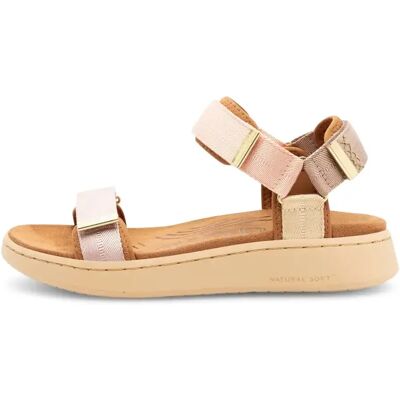 Sandales femme Woden Line Beige 39 - Publicité Sandales femme Woden Line Beige 39 - Publicité