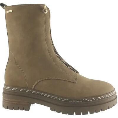 Bottes aspect cuir à lacets femme s.Oliver Marron 36 - Publicité Bottes aspect cuir à lacets femme s.Oliver Marron 36 - Publicité
