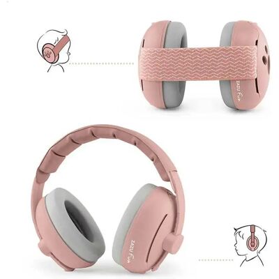 Casque audio enfant Zazu Rose TU - Publicité Casque audio enfant Zazu Rose TU - Publicité