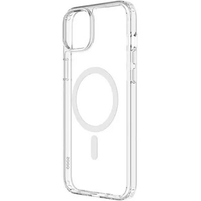 Coque Qdos Hybrid Force pour iPhone 14 Plus avec Snap MagSafe - Transparent - Publicité Coque Qdos Hybrid Force pour iPhone 14 Plus avec Snap MagSafe - Transparent - Publicité