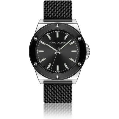 Montre Marc Lauder Cologne Noir 45 mm - Publicité Montre Marc Lauder Cologne Noir 45 mm - Publicité