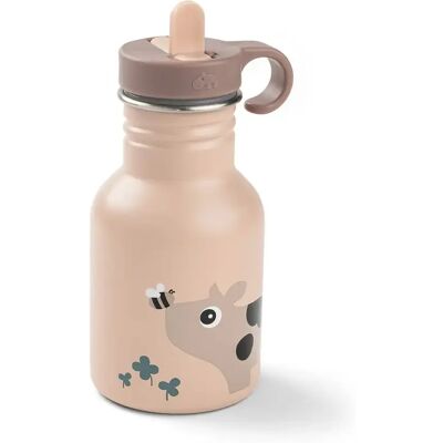 Gourde inox bébé Done by Deer Tiny farm Rose 350 ml - Publicité Gourde inox bébé Done by Deer Tiny farm Rose 350 ml - Publicité