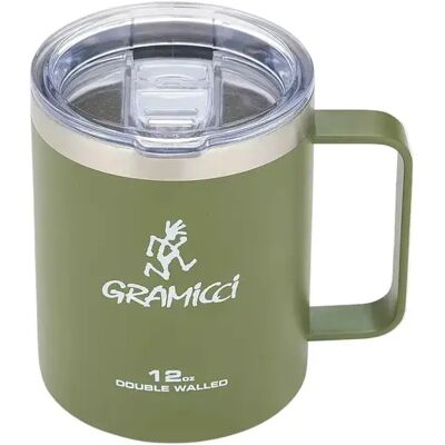 Mug en acier inoxydable à double paroi Gramicci Vert TU - Publicité Mug en acier inoxydable à double paroi Gramicci Vert TU - Publicité