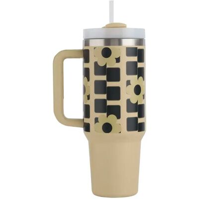 Mug isotherme Regatta Orla Kiely Beige TU - Publicité Mug isotherme Regatta Orla Kiely Beige TU - Publicité