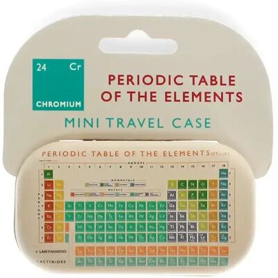 Mini étui de voyage Rex London Periodic Table Marron 3,0x8,5x5,0 cm - Publicité Mini étui de voyage Rex London Periodic Table Marron 3,0x8,5x5,0 cm - Publicité