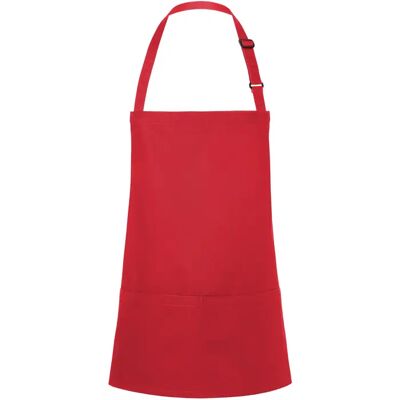 Tablier court à bavette Karlowsky Basic Rouge TU - Publicité Tablier court à bavette Karlowsky Basic Rouge TU - Publicité