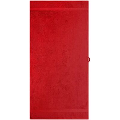 Serviette de bain Malfini 450 Rouge 70x140 cm - Publicité Serviette de bain Malfini 450 Rouge 70x140 cm - Publicité