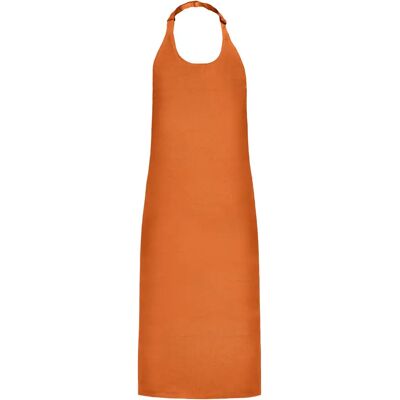 Tablier à bavette en cotton Newgen Mathusalem Orange TU - Publicité Tablier à bavette en cotton Newgen Mathusalem Orange TU - Publicité
